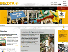Tablet Screenshot of inkota.de